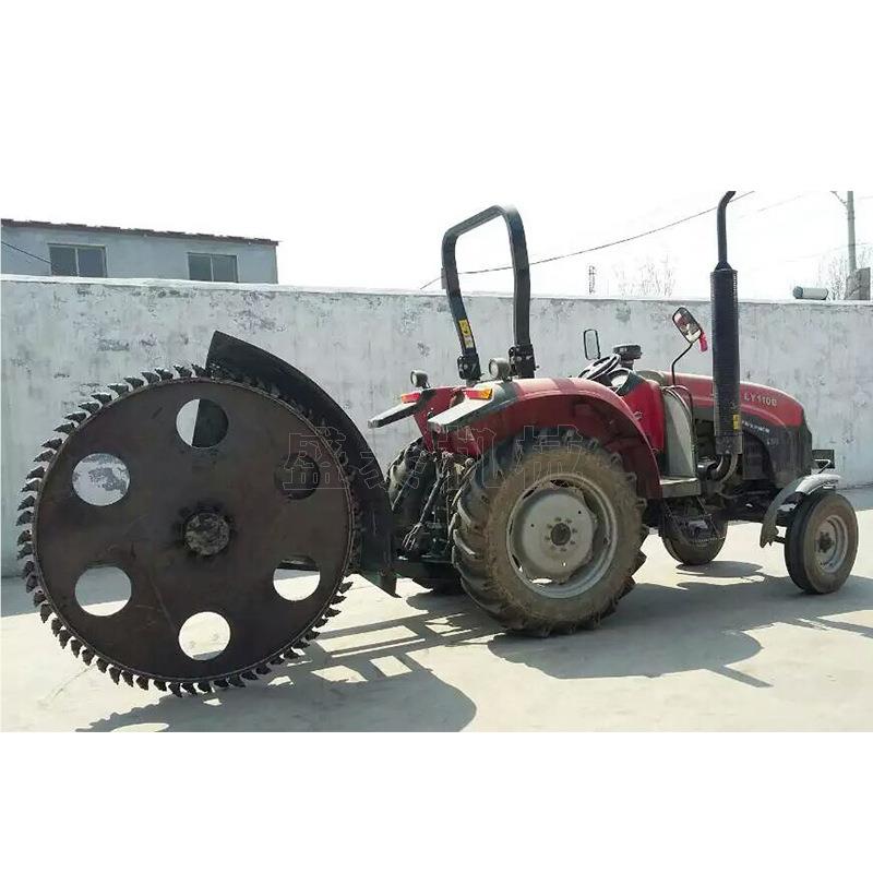 地埋线链条式式质盘量耐开用圆旋耕机沟机圆盘式开ST-123沟机链条