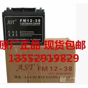 AST金狮阀控密封式铅酸蓄电池FM12-3812V38AH 光伏UPS配电柜电瓶