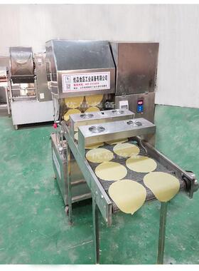 电脑蛋皮机双排烤鸭饼机全不锈钢制作全自动烤鸭饼机价格