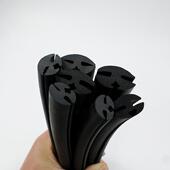 三口玻璃皮条电箱机柜净化设备改装 车农用车工程车玻璃嵌条密封条