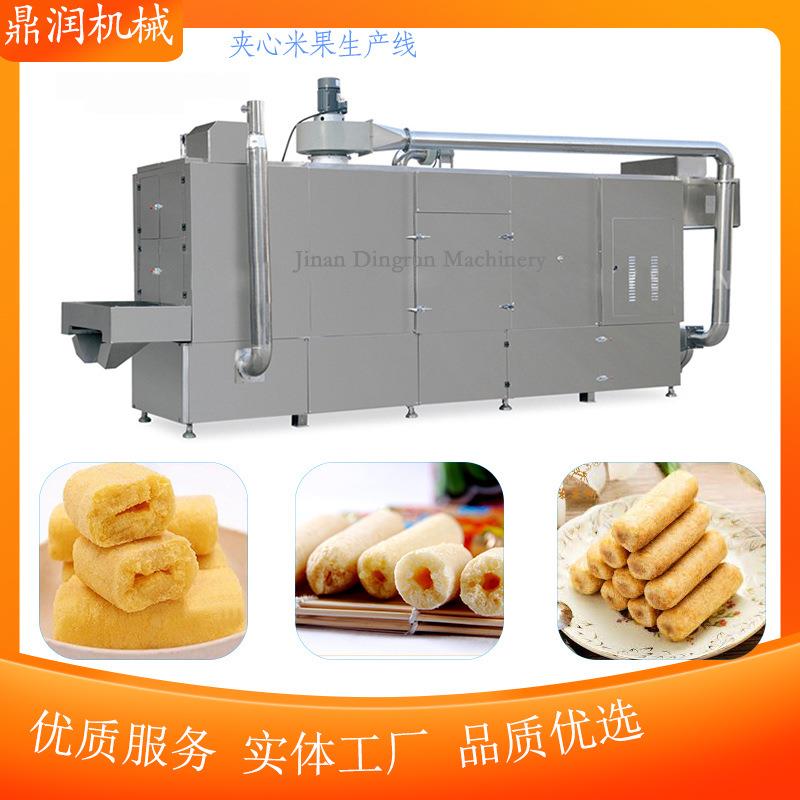 夹心能量棒生产设备巧克力夹心IHT设米夹心小头果枕机器膨化豌豆