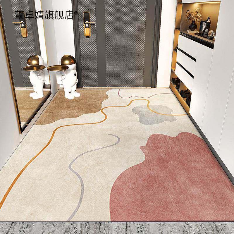 入户门地垫耐脏轻奢简约现代进门家用垫子可裁剪地毯门垫防滑脚垫
