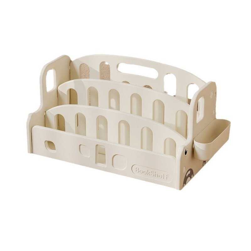 书架桌面书桌收纳置物架小型学生整理文件架立盒办公室桌上收纳架