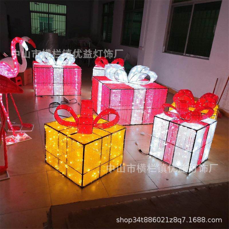 LED圣诞拐杖造型灯户外防水雪人鹿子商场酒店节日装饰小品景观灯
