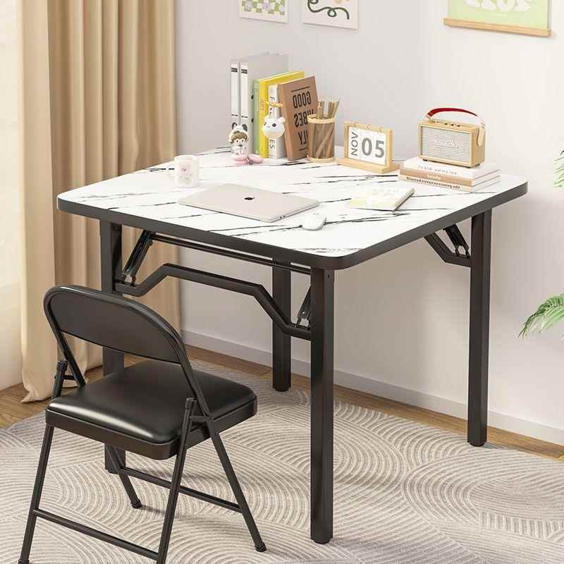 可折叠桌子餐桌家用小户型吃饭桌子烤火桌子正方形出租屋简易桌子