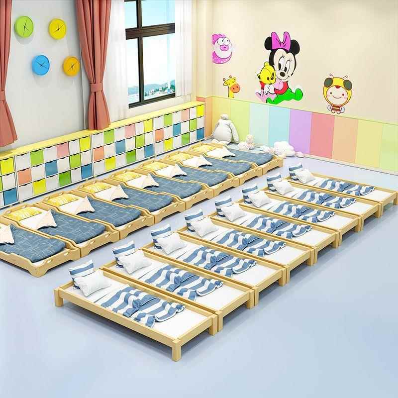 儿幼园午睡小儿床实木托管班小学生午睡床床无品牌/童床幼儿园床