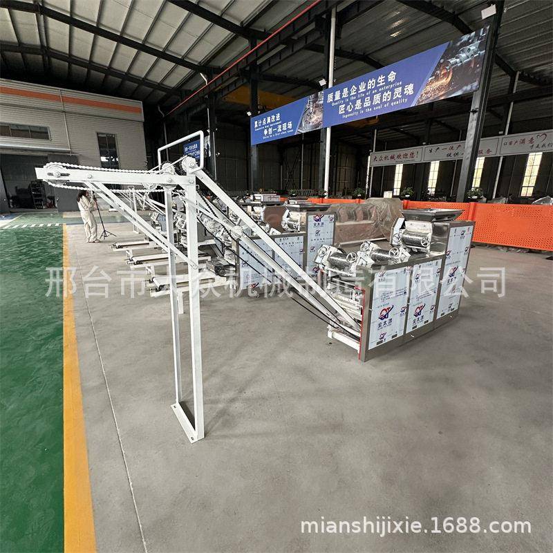 商用五组挂面机效率自动输送爬杆多功能面条加工一次成型压面机