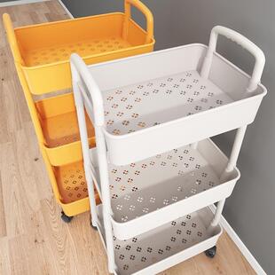trolley shelf kitchen floor mobile bathroom bedside推车架子