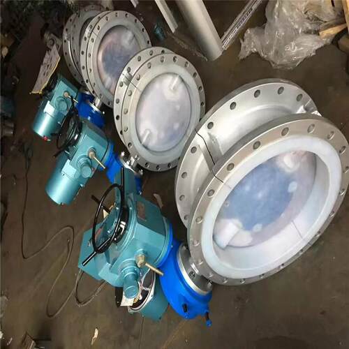 D9蝶41武工X-10智能法一体化电动蝶4阀DN50兰式电动调节阀DN600 7