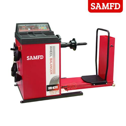 SAMFD大小车通用全自动轮胎动平衡机操作简单汽保设备工厂直供