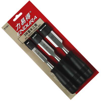 力易得 3件套木工凿套装 木工工具 E1561