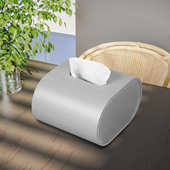方形纸巾盒酒店 现代简约桌面台面卷纸盒 树脂民宿酒店客房纸巾盒
