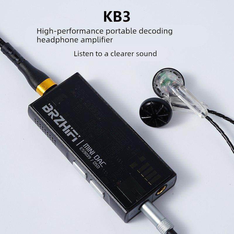 伟良音响BRZHIFI小尾巴KB3便携耳放发烧耳机ES9039解码手机放大器