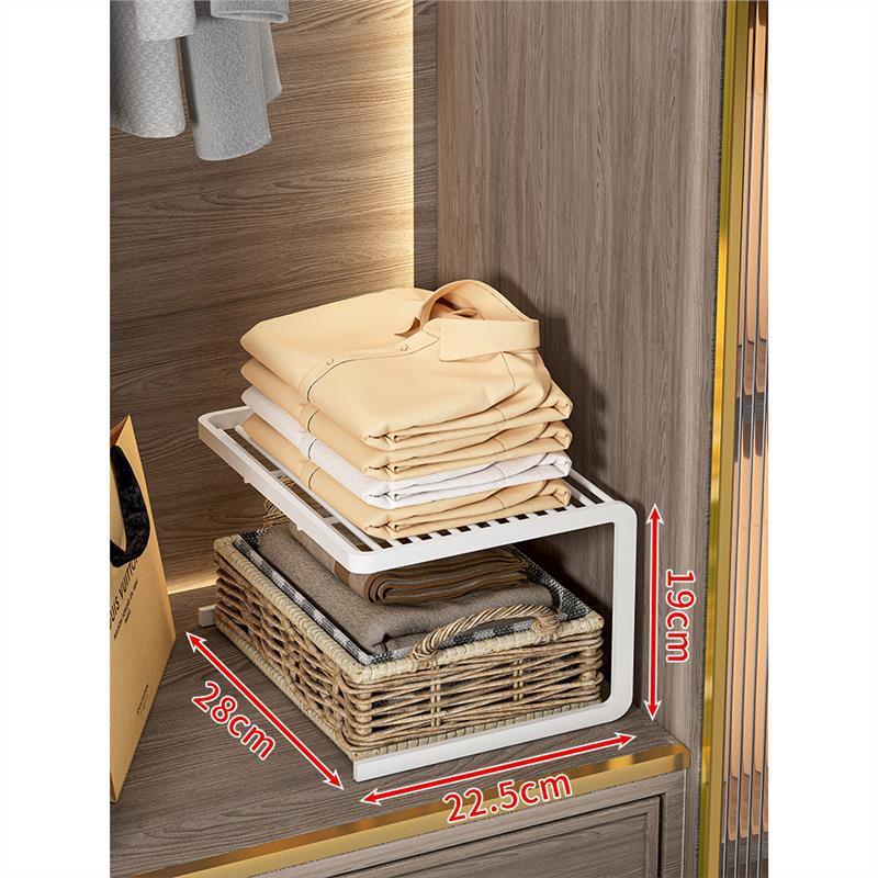 衣柜分割神器衣橱书桌收纳置物架