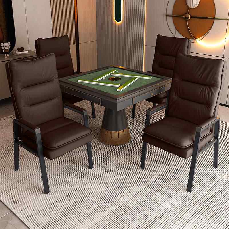 麻将专用椅子坐垫会议椅四把电脑洽谈椅棋牌室耐用工作舒适茶楼椅