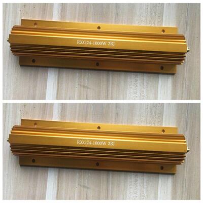 Rxg24-1000W大功率金铝壳电阻放电预充0.1欧姆1R 3456789 R负载