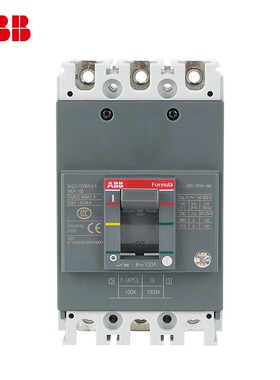 Abb配方塑料外壳断路器M0A100空气开关M1A125 M2B250 M3N400/630