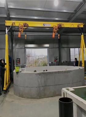 小型门移1动式龙门RGT架t2t3吨起车间库房电动手推无轨升降重龙吊