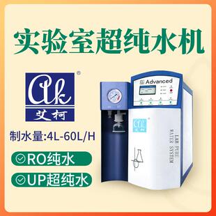 艾柯三级水设备 50L/H 材料分析超纯水机可靠性分析实验室纯水机