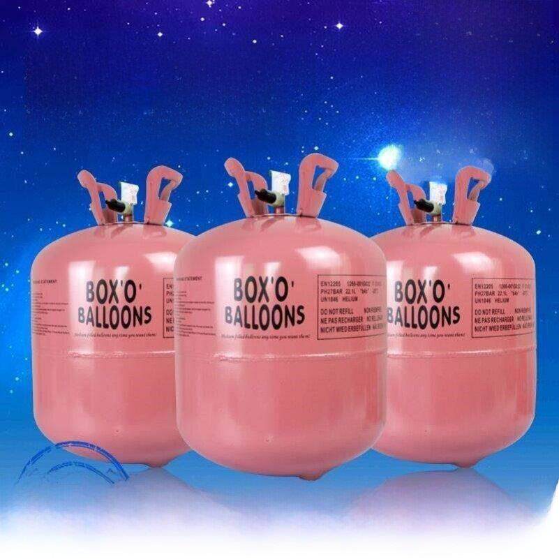 Helium gas pump, balloon filled helium gas tank and balloo - 实物图