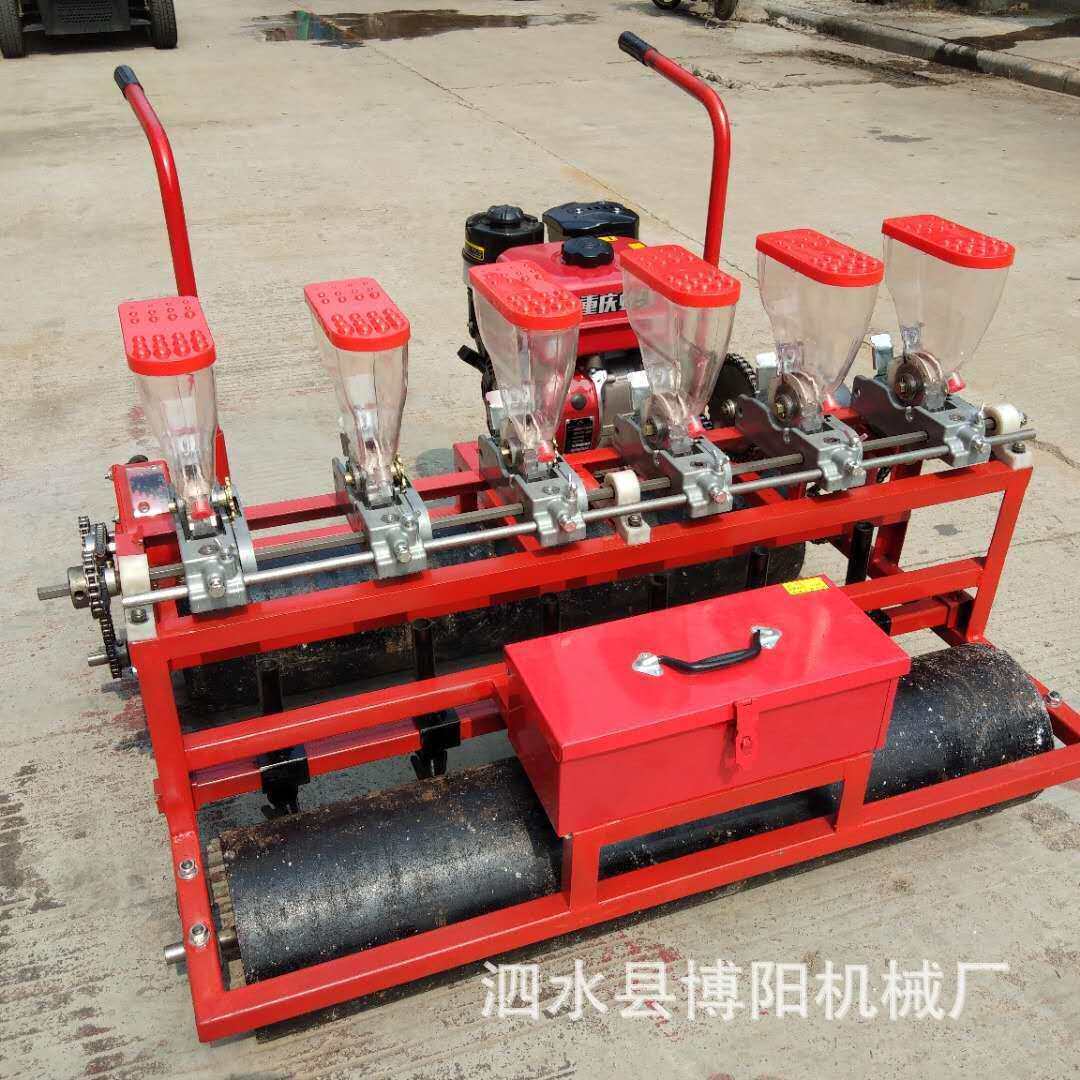 自动松土六行蔬菜播种机 好操作各种小粒蔬菜播种机视频小型蔬菜