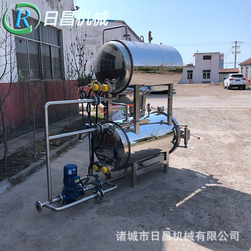 全自动肉制品压蒸汽灭菌锅食品杀菌设备厂家不锈钢温蒸煮锅