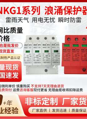 南冠NKG1系列浪涌避雷器保护器385V4P20KA防雷器佛山现货直发