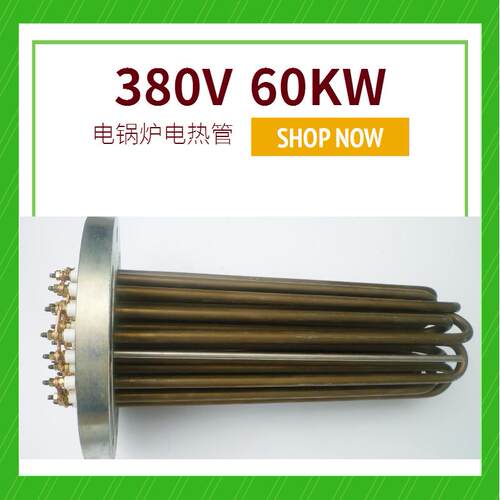 厂家供应380V 60KW 电锅炉用电热管 锅炉水箱电热管非标可定 制