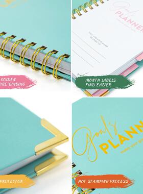 goal planner daily weekly monthly plan agenda notebook diary