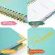 weekly monthly plan goal notebook daily agenda diary planner