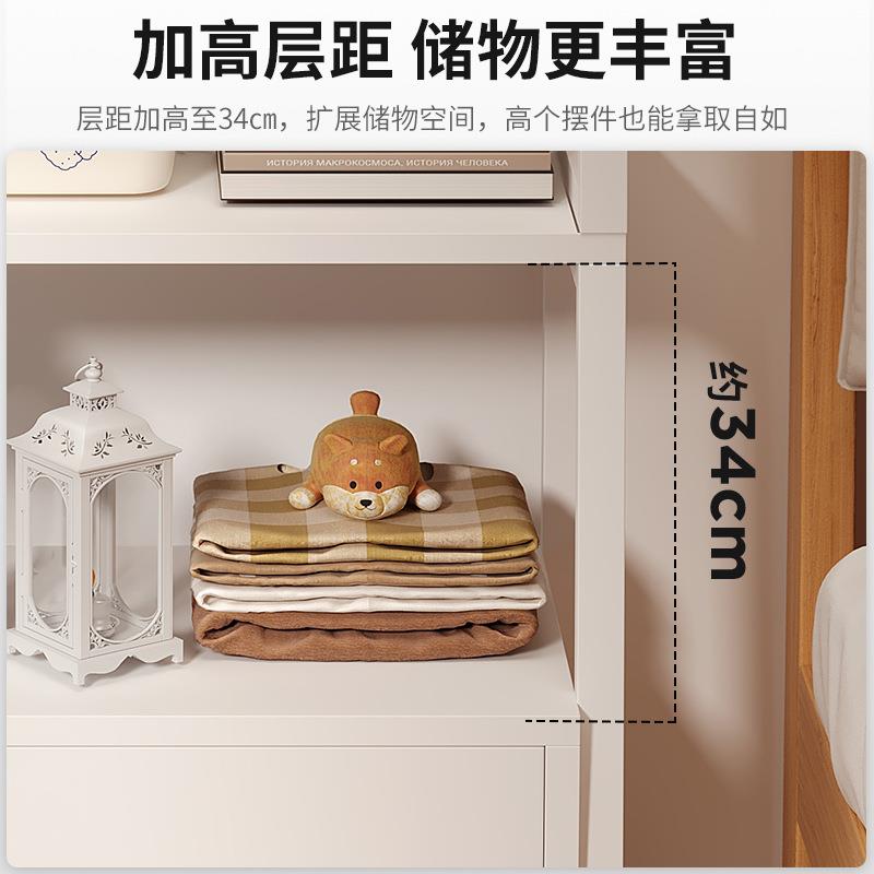床置物架头床边收G15AG15示纳柜子储物柜落地书架家用多卧室层书
