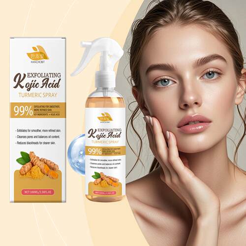 HANCHOBIT Turmeric Exfoliating Cleansing Spray - A gentle fa
