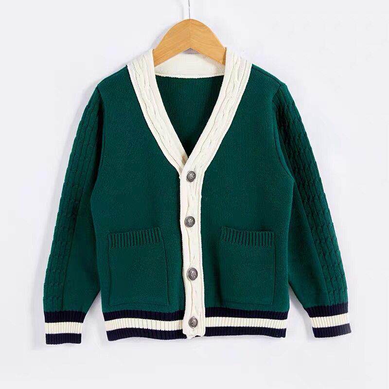 幼儿园园服春秋装毛衣开衫英伦学院风老师小学生校服儿童班服套装