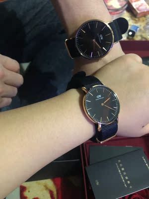 实情爆料Daniel Wellington织纹黑色对表手表怎么样，全面解析真实情况如何？