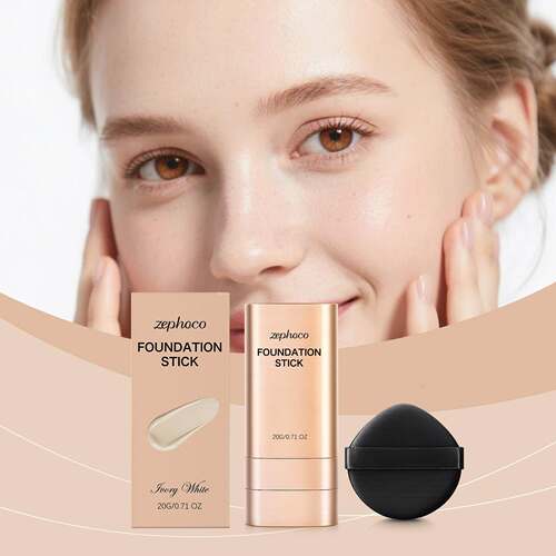 Zephoco Clear Concealing Foundation Stick (Ivory) - Evens ou