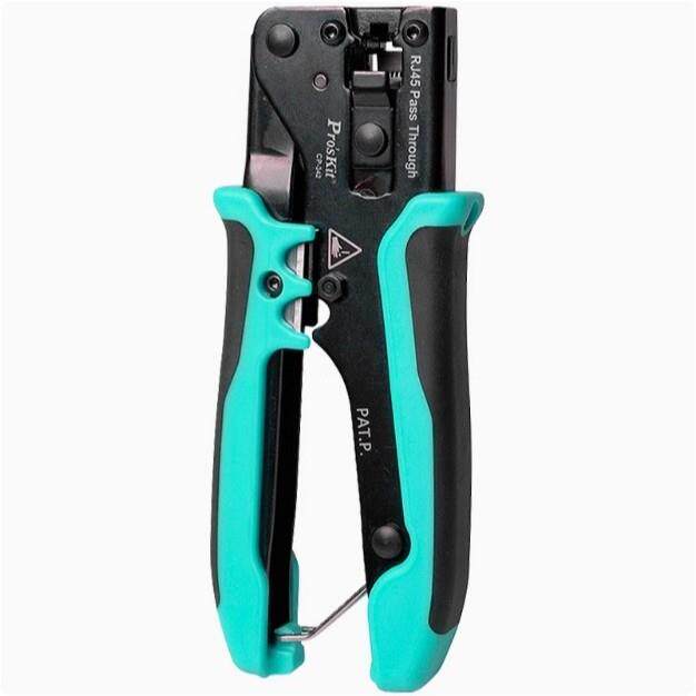 宝工网线钳CP-342专业级穿孔式水晶头多功能网络压线钳子套装剥线