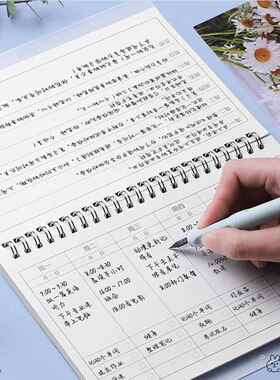 2024年打卡周计划本日历记事本可立每周计划表台历学生每日计划表时间管理效率手册工作日程记录自律学习神器