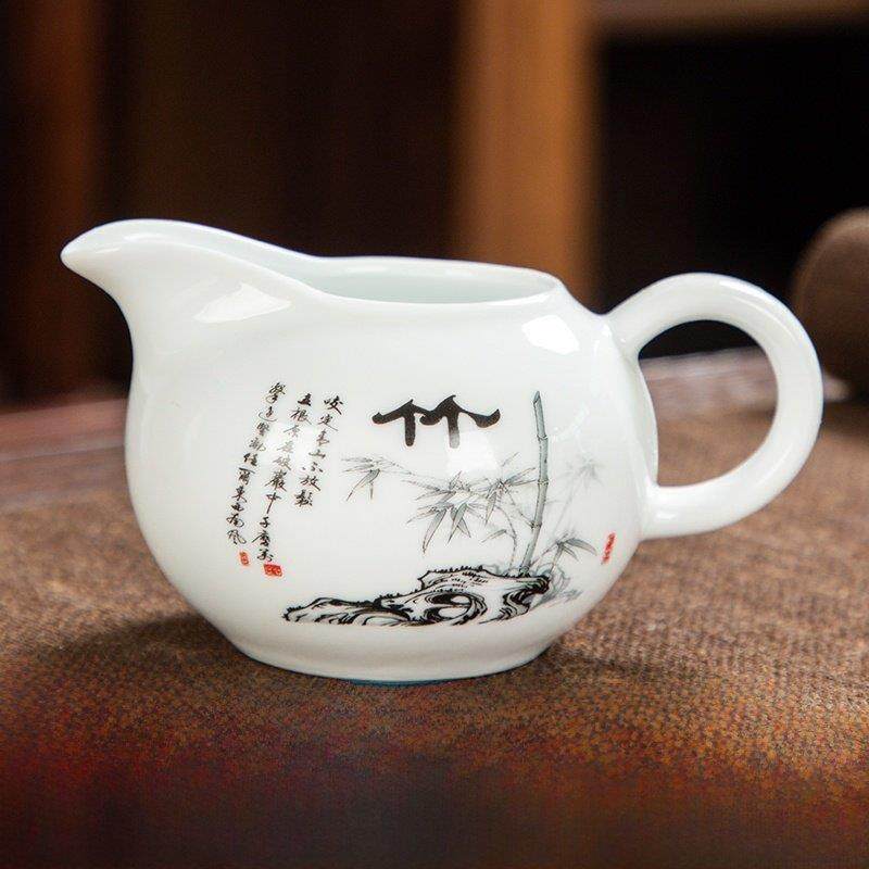 陶瓷潮汕功夫茶具配件博览会杯茶海德华白瓷家庭办公茶具茶道,餐饮具,公道杯,淘宝优惠券,粉丝福利购,淘宝优惠卷