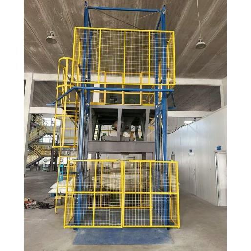 厂房货梯升降机简易仓库液压单双导轨升降平台货运液压货梯非标