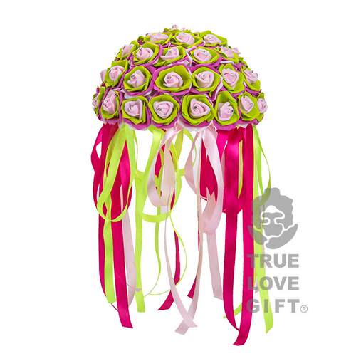 亚马逊欧式四色手捧花 新娘手捧花 婚庆用品 速賣通報款其他婚庆
