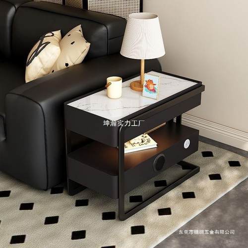 沙发边几轻感客厅可移动茶几推车DUJ床头置小物架边柜新202奢5款