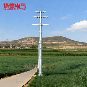 厂家供应电力钢管杆塔输电线路塔电力铁塔高压单管电力塔钢管塔