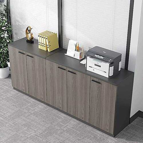 文件柜矮柜资料柜办公室落地储物柜茶水柜子边柜木质柜办公置物柜