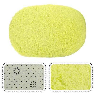 Nonslip Bathroom Mat Soft Material Oval Shape 40x60cm Fruit