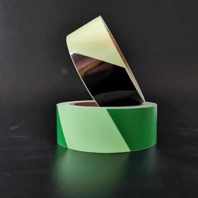 2寸斜纹警示夜光胶带定制高亮长余辉安全出口指示标夜光贴