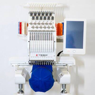 叶氏2025款迷你家用全套绣花机成衣帽子平绣三合一电脑刺绣机