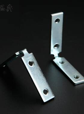 机柜无拉手固定异形四孔铝框角码l型直角铝合金门窗角铁家居配件