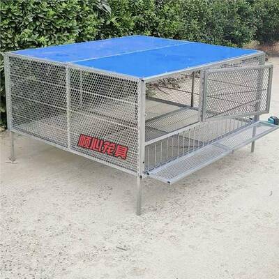 鸡笼子超大号鸡鸭鹅兔笼加厚加密钢板圆孔网室内户外鸡笼