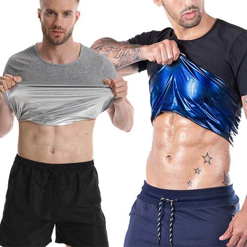 1/2/3/4 Pack Menswear Sauna Suits Fitness Vest Shirt Sweat
