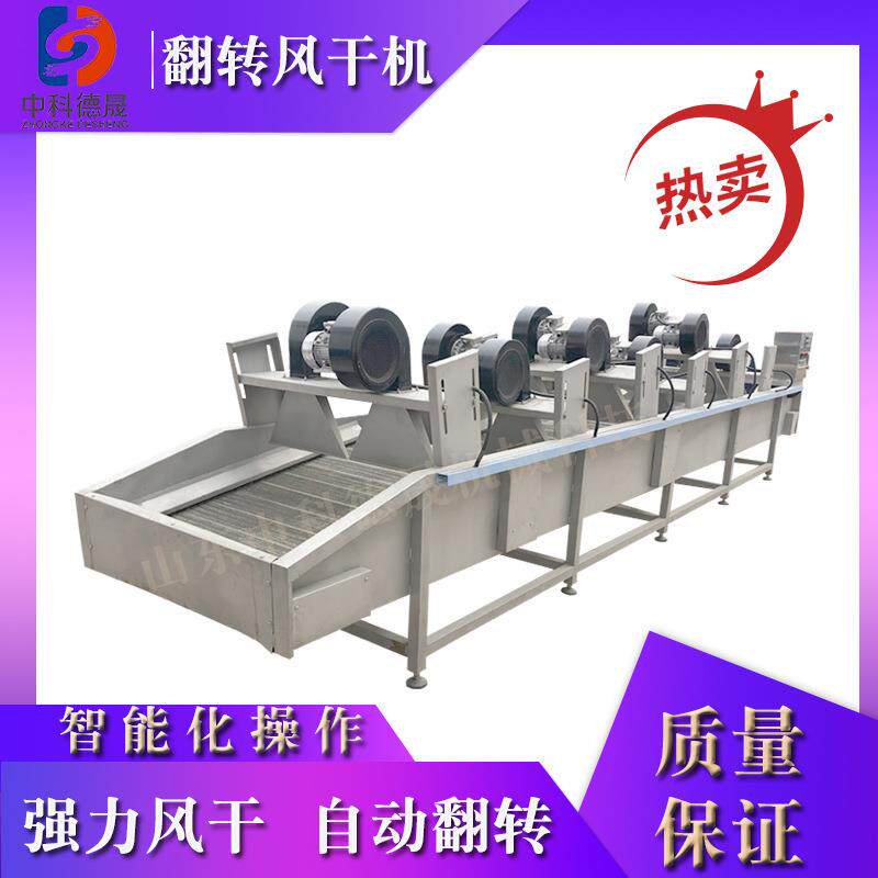 中科德晟食品商用全自动不锈钢除水风干设备乡巴佬卤蛋翻转风干机